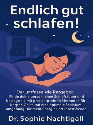 cover image of Endlich gut schlafen!